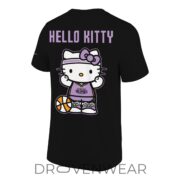 Golden State Valkyries x Hello Kitty Limited Edition Black Graphic T-Shirt 2026 - Image 6