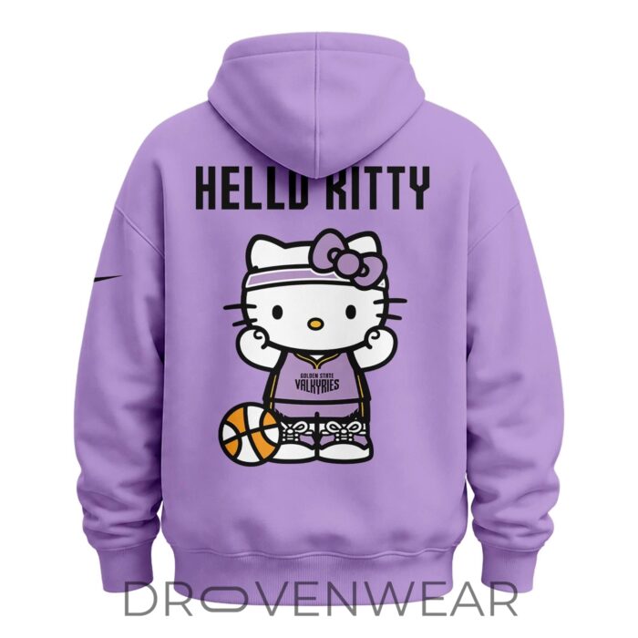 Golden State Valkyries x Hello Kitty Limited Fan Hoodie 2026 - Image 6