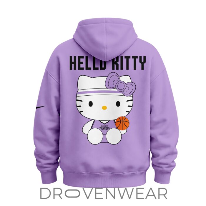 Golden State Valkyries x Hello Kitty Special Edition Pullover Hoodie 2026 - Image 5