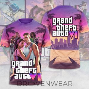 Grand Theft Auto VI GTA 6 Limited Edition Shirt 2026 V12 by Drovenwear.com