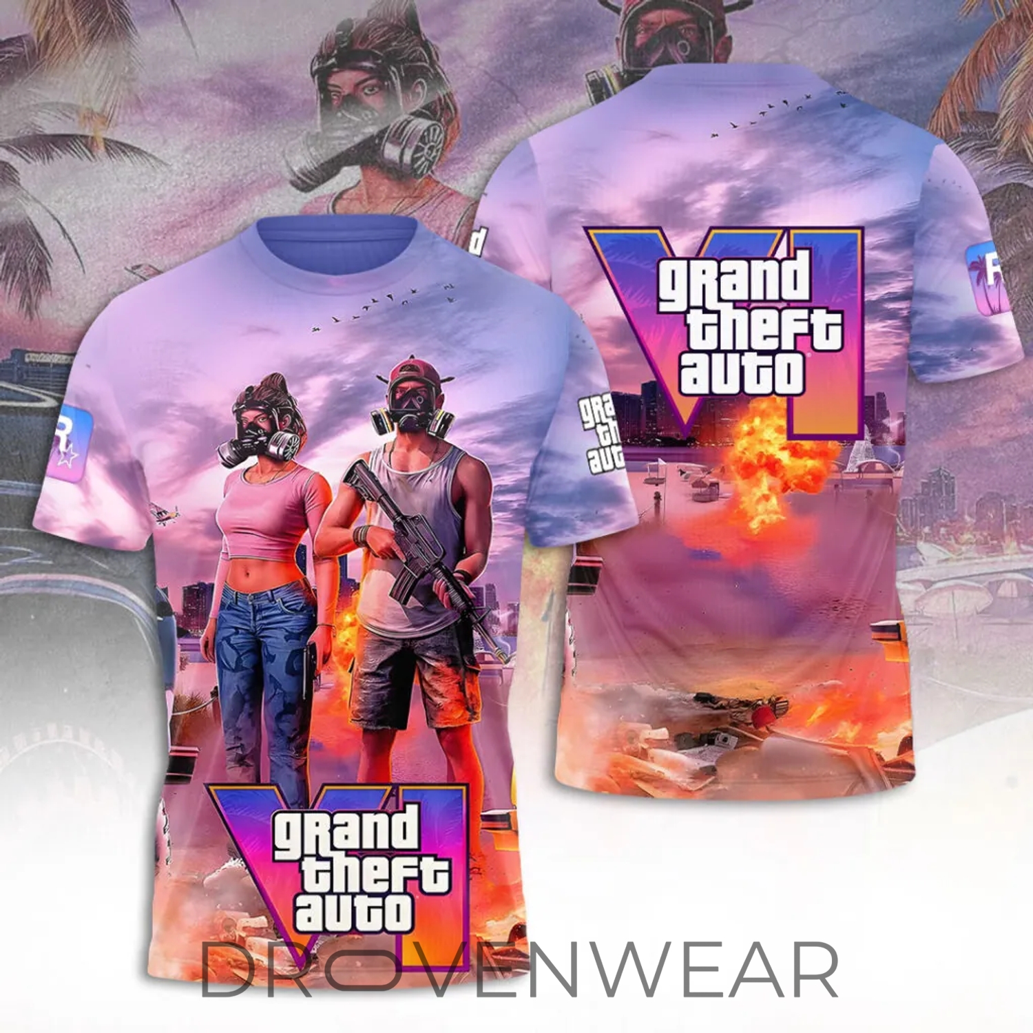 Grand Theft Auto VI GTA 6 Limited Edition Shirt 2026 V8 Grand Theft Auto VI GTA 6 Limited Edition Shirt 2026 V8