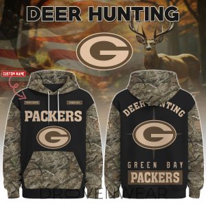 Green Bay Packers Deer Hunting Limited Edition Hoodie by Drovenwear.com