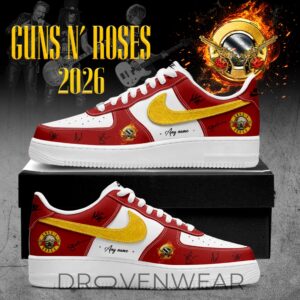 Guns N Roses X World Tour 2026 AF1 Ver3 by Drovenwear.com