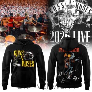 Guns N Roses X World Tour 2026 Hoodie by Drovenwear.com