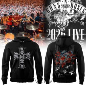 Guns N Roses X World Tour 2026 Hoodie Ver3 by Drovenwear.com