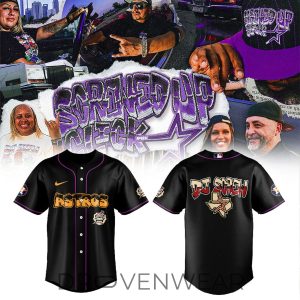 Houston Astros x DJ Screw Collection Black Jersey by Drovenwear.com