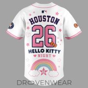 Houston Astros x Hello Kitty Night 2026 Limited Edition Baseball Jersey - Image 3