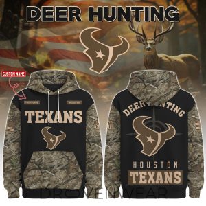 Houston Texans Deer Hunting Limited Edition Hoodie by Drovenwear.com