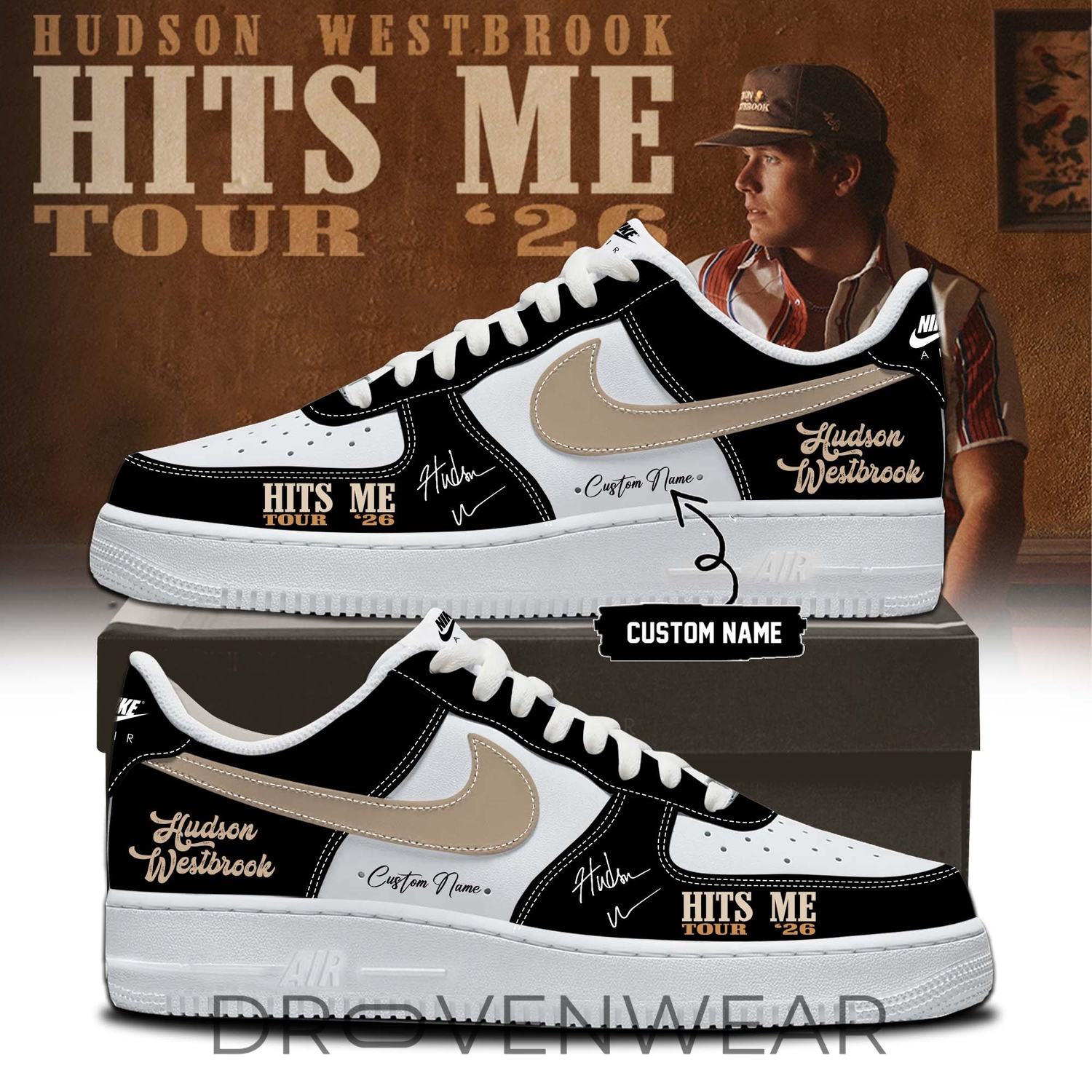 Hudson Westbrook Hits Me Tour '26 Air Force 1 Version 3 Hudson Westbrook Hits Me Tour '26 Air Force 1 Version 3