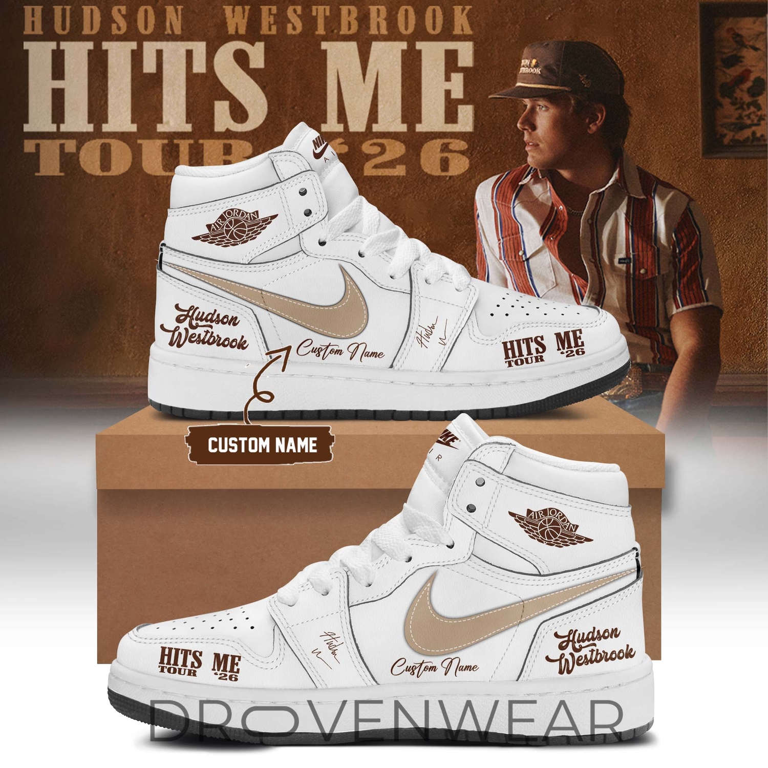 Hudson Westbrook Hits Me Tour '26 Air Jordan 1 Hudson Westbrook Hits Me Tour '26 Air Jordan 1