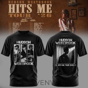 Hudson Westbrook Hits Me Tour 26 Limited Edition TShirt V4 by Drovenwear.com