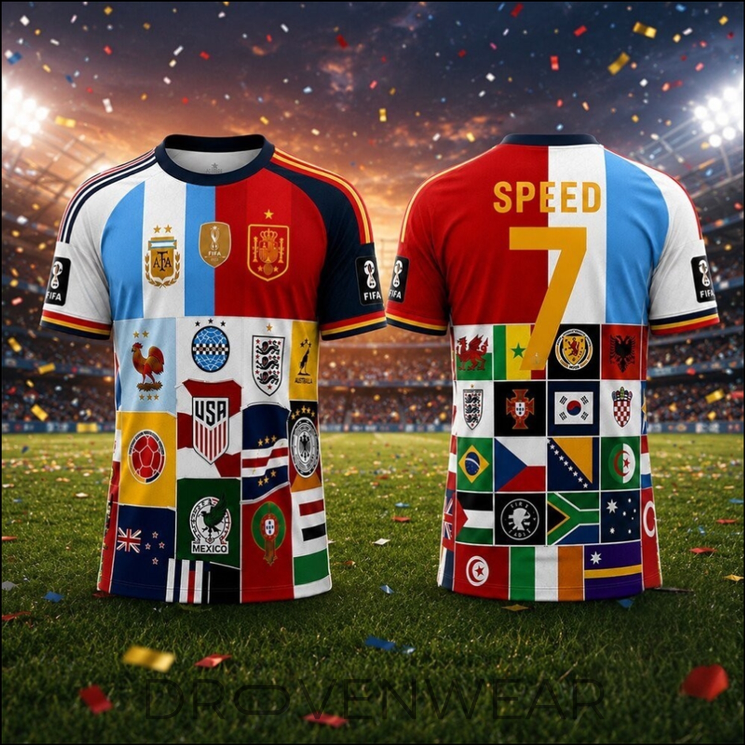 IShowSpeed All Countries FIFA World Cup 2026 Final Limited Edition Jersey IShowSpeed All Countries FIFA World Cup 2026 Final Limited Edition Jersey