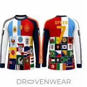 IShowSpeed All Countries FIFA World Cup 2026 Mashup Long Sleeve Jersey - Image 4