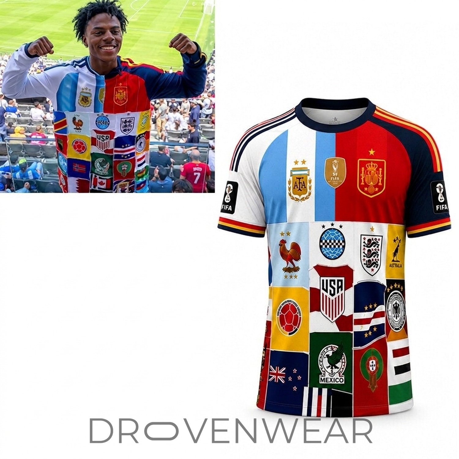 IShowSpeed FIFA World Cup 2026 All Countries Soccer Fan Jersey IShowSpeed FIFA World Cup 2026 All Countries Soccer Fan Jersey
