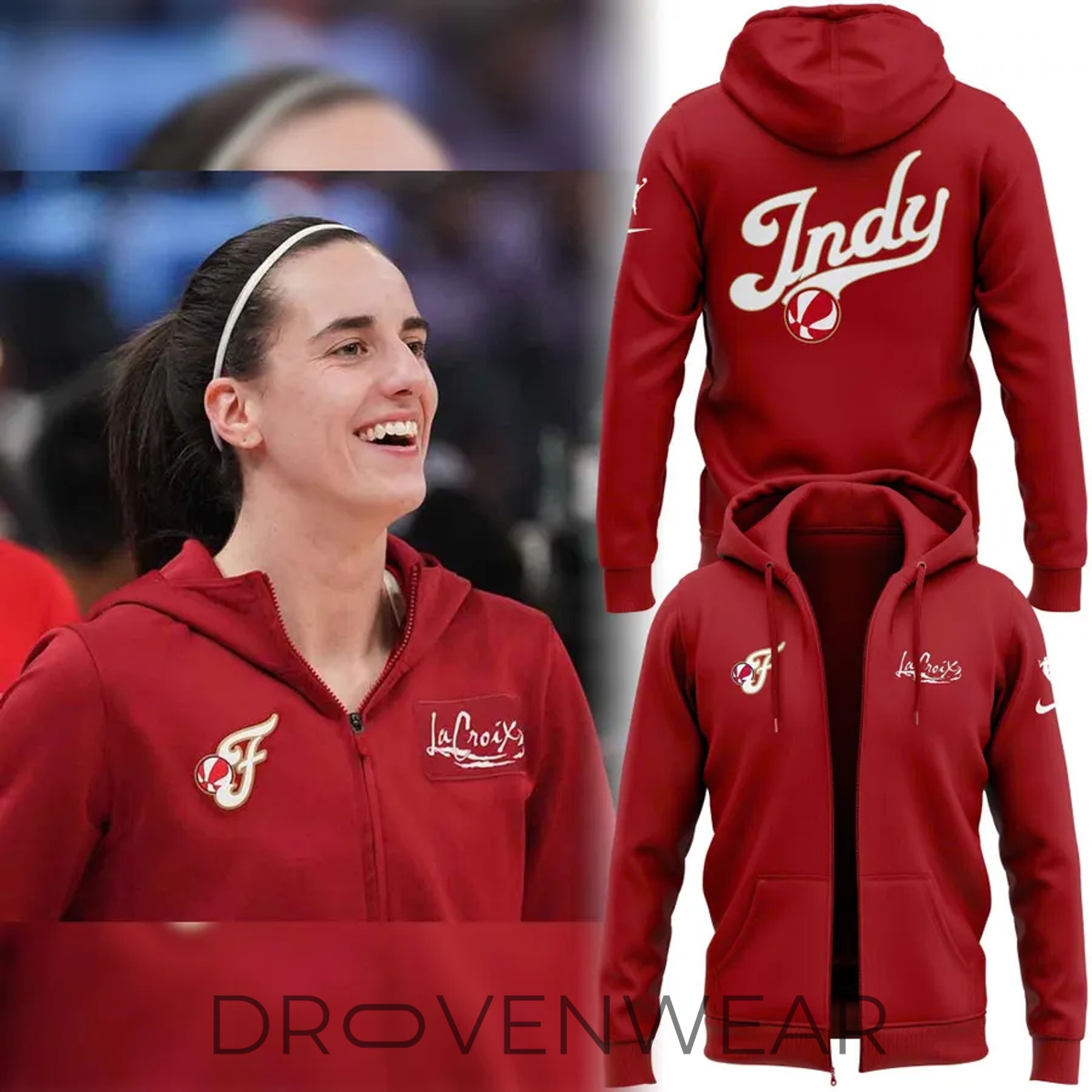 Indiana Fever 2026 Caitlin Clark Exclusive Edition Hoodie Version 2 Indiana Fever 2026 Caitlin Clark Exclusive Edition Hoodie Version 2