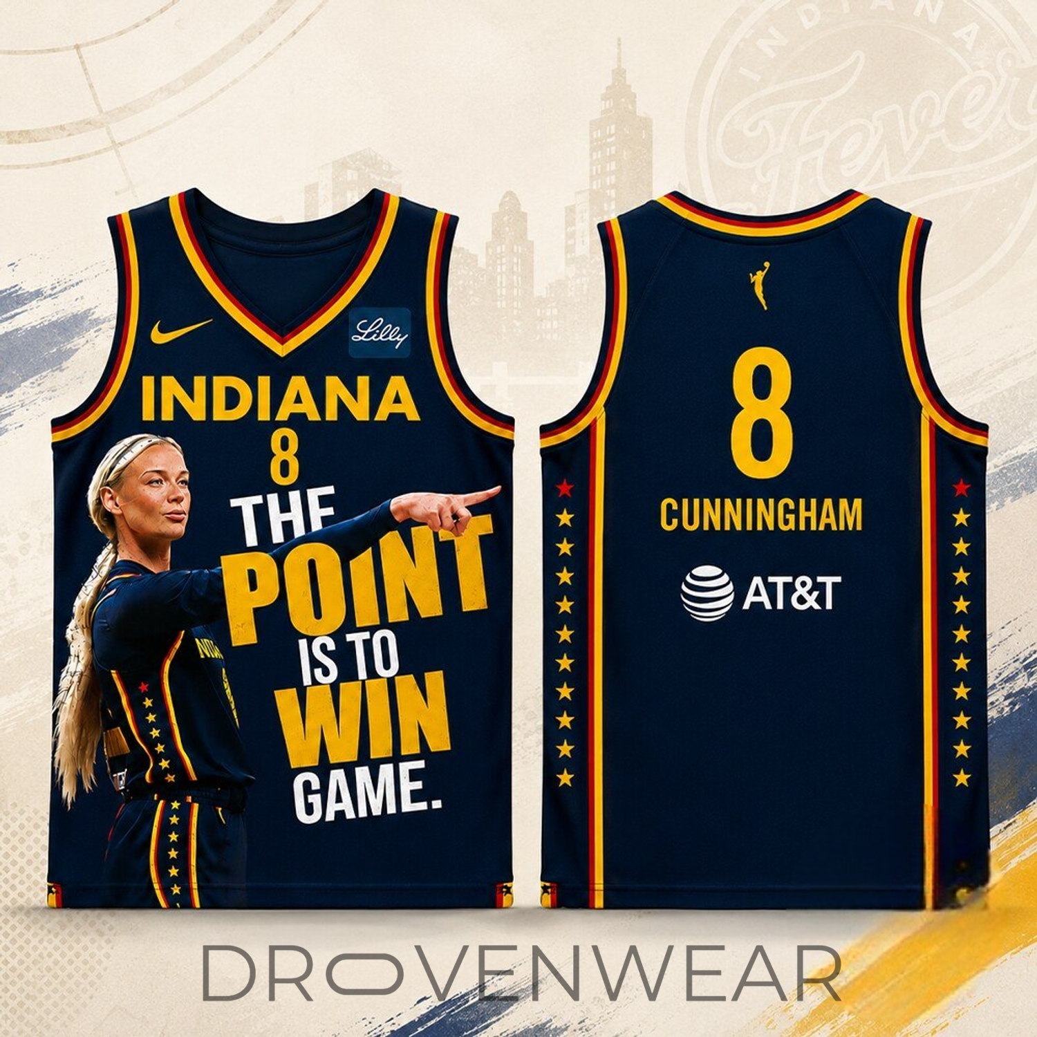 Indiana Fever Sophie Cunningham The Point Is To Win Game Pointing Jersey Shirt Indiana Fever Sophie Cunningham The Point Is To Win Game Pointing Jersey Shirt
