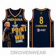 Indiana Fever Sophie Cunningham The Point Is To Win Game Pointing Jersey Shirt - Image 2