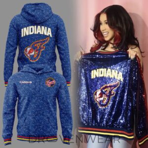 Indiana Fever X Cardi B 2026 Limited Edition Hoodie by Drovenwear.com