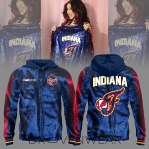 Indiana Fever X Cardi B 2026 Limited Edition Hoodie by Drovenwear.com