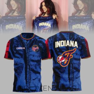 Indiana Fever X Cardi B 2026 Limited Edition Tshirt by Drovenwear.com