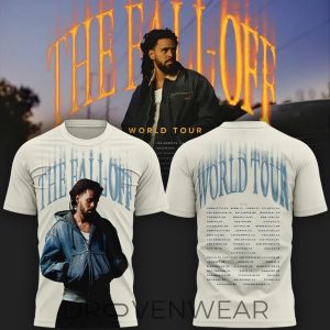 J Cole The FallOff World Tour 2026 Limited Edition Shirt by Drovenwear.com