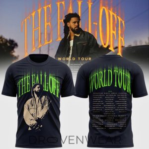 J Cole The FallOff World Tour 2026 Limited Edition Shirt by Drovenwear.com