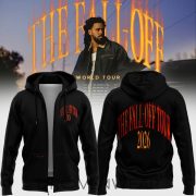 J. Cole The Fall-Off World Tour 2026 Limited Edition Zip Hoodie