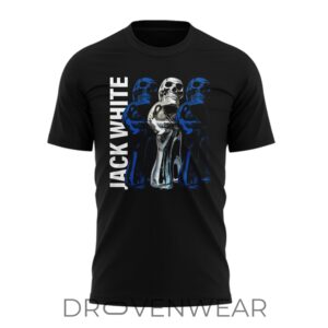 Jack White 2026 Live Concert Tour Black Graphic Tee by Drovenwear.com