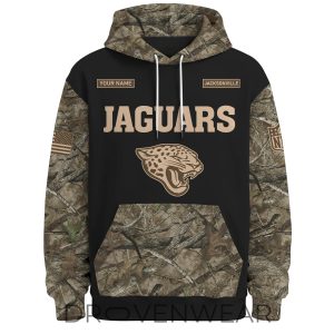 Jacksonville Jaguars Deer Hunting Limited Edition Hoodie by Drovenwear.com