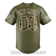 Jacksonville Jumbo Shrimp 2026 Military Appreciation Night Special Baseball Jersey - Image 2