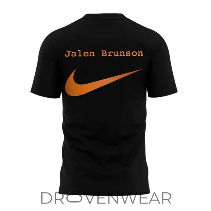 Jalen Brunson Signature X-Ray Graphic Black Tee 2026 Fan Edition - Image 3