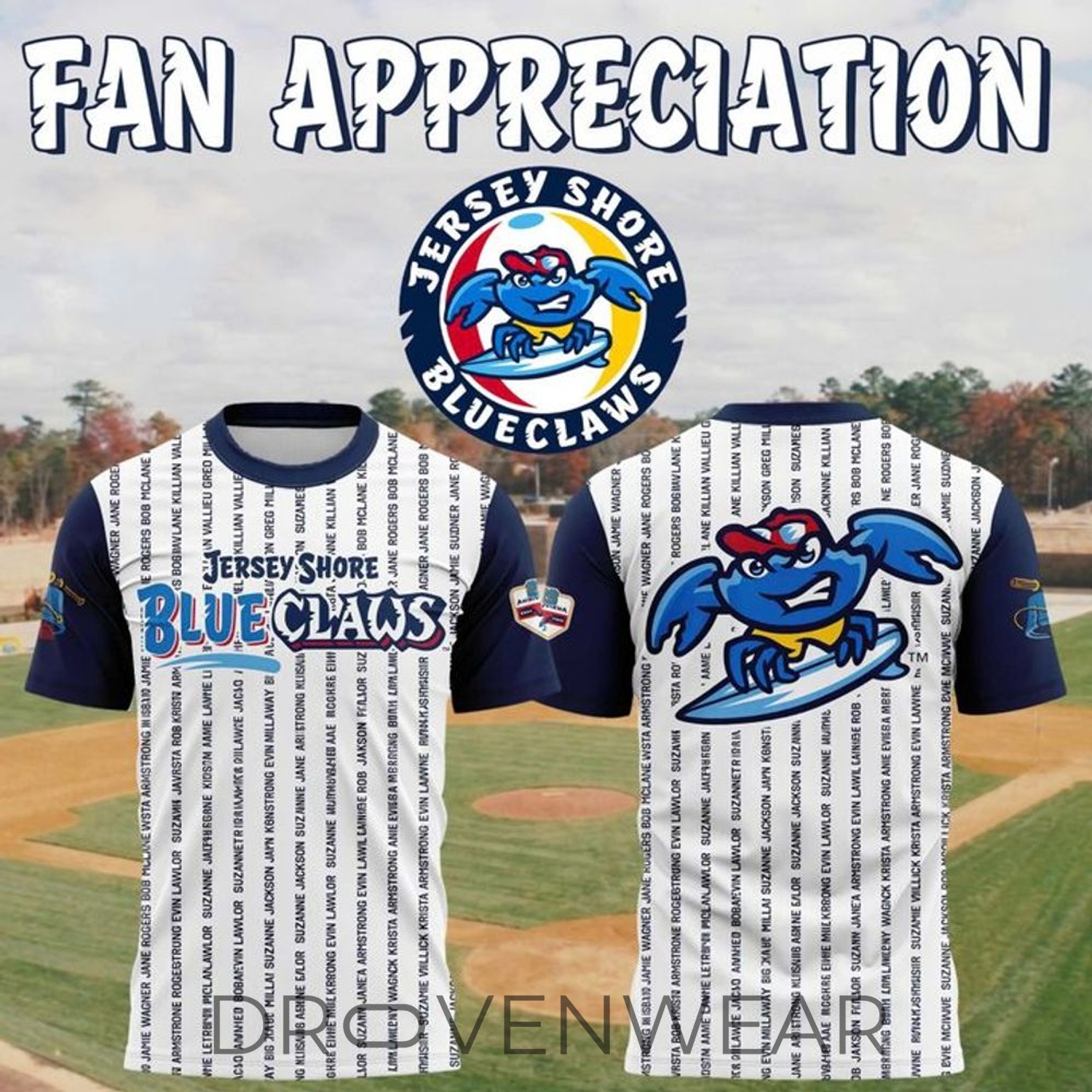 Jersey Shore Blueclaws Fan Appreciation 2026 Limited Edition Shirt Jersey Shore Blueclaws Fan Appreciation 2026 Limited Edition Shirt