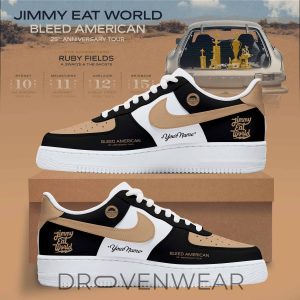 Jimmy Eat World Bleed American 25 Years AF1 Shoes by Drovenwear.com