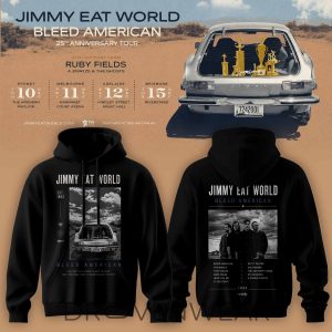 Jimmy Eat World Bleed American 25 Years Hoodie by Drovenwear.com