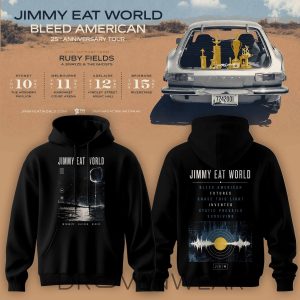Jimmy Eat World Bleed American 25 Years Hoodie V4 by Drovenwear.com