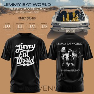 Jimmy Eat World Bleed American 25 Years Tshirt V2 by Drovenwear.com