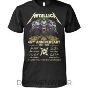 Joker x Metallica 45th Anniversary Tshirt Limited Edition