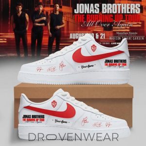 Jonas Brothers The Burning Up Tour 2026 Shoes by Drovenwear.com
