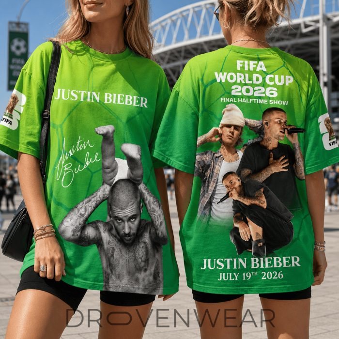 Justin Bieber World Cup 2026 Halftime Show Special Shirt - Image 2