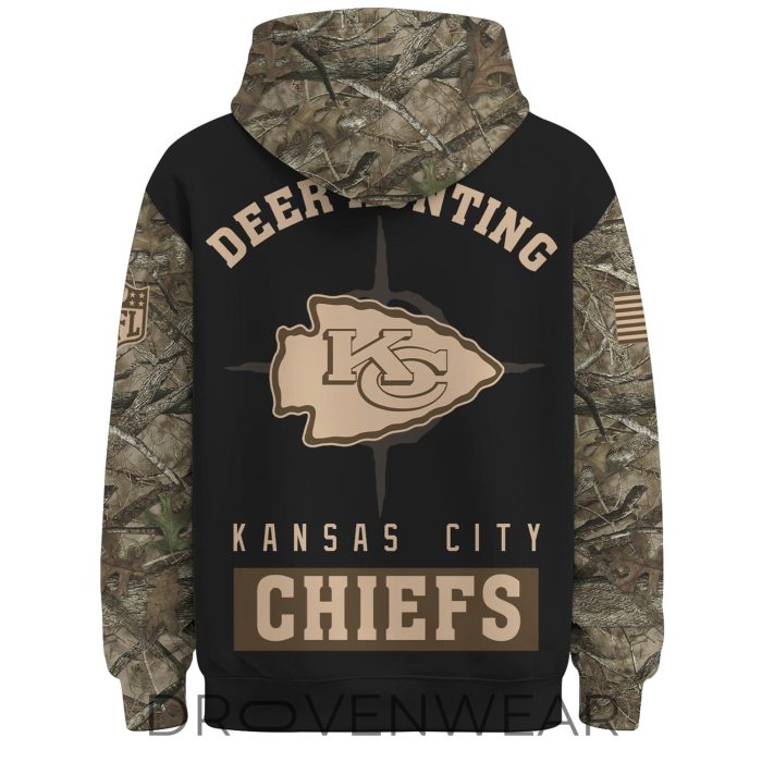 Kansas City Chiefs Deer Hunting Limited Edition Hoodie - Image 3