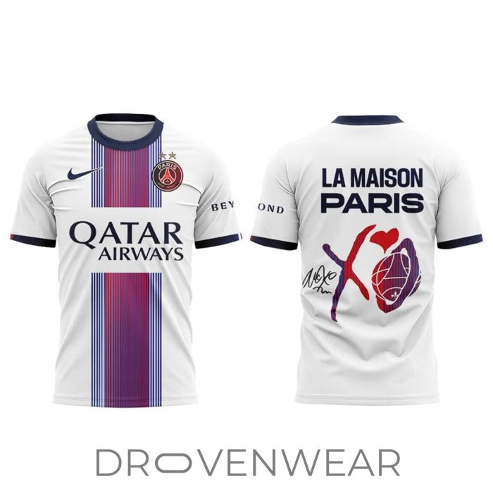 La Maison Paris PSG x XO The Weeknd 2026 Limited Edition Shirt - Image 2