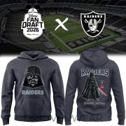 Las Vegas Raiders Darth Vader Inspired Fan Draft 2026 Hoodie