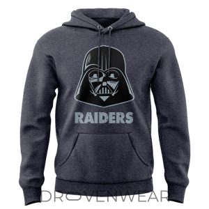 Las Vegas Raiders Darth Vader Inspired Fan Draft 2026 Hoodie by Drovenwear.com