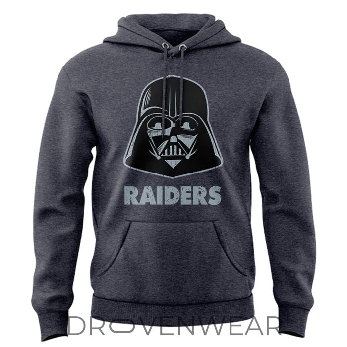 Las Vegas Raiders Darth Vader Inspired Fan Draft 2026 Hoodie - Image 2