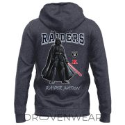Las Vegas Raiders Darth Vader Inspired Fan Draft 2026 Hoodie - Image 3