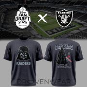 Las Vegas Raiders Darth Vader Inspired Fan Draft 2026 Shirt