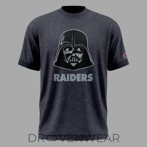 Las Vegas Raiders Darth Vader Inspired Fan Draft 2026 Shirt by Drovenwear.com