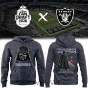 Las Vegas Raiders X Darth Vader Disney Fan Draft 2026 Special Hoodie