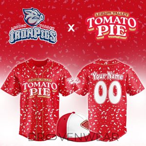 Lehigh Valley IronPigs Tomato Pie Limited Jersey by Drovenwear.com