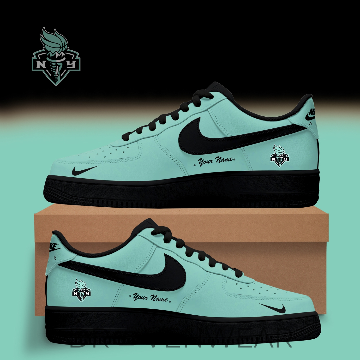 Liberty WNBA x Back 2 Black Edition Nike Air Force 1 Low Custom For Fans V2 Liberty WNBA x Back 2 Black Edition Nike Air Force 1 Low Custom For Fans V2